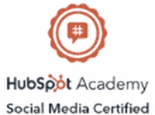 HubSpot Academy Social Media Certified badge